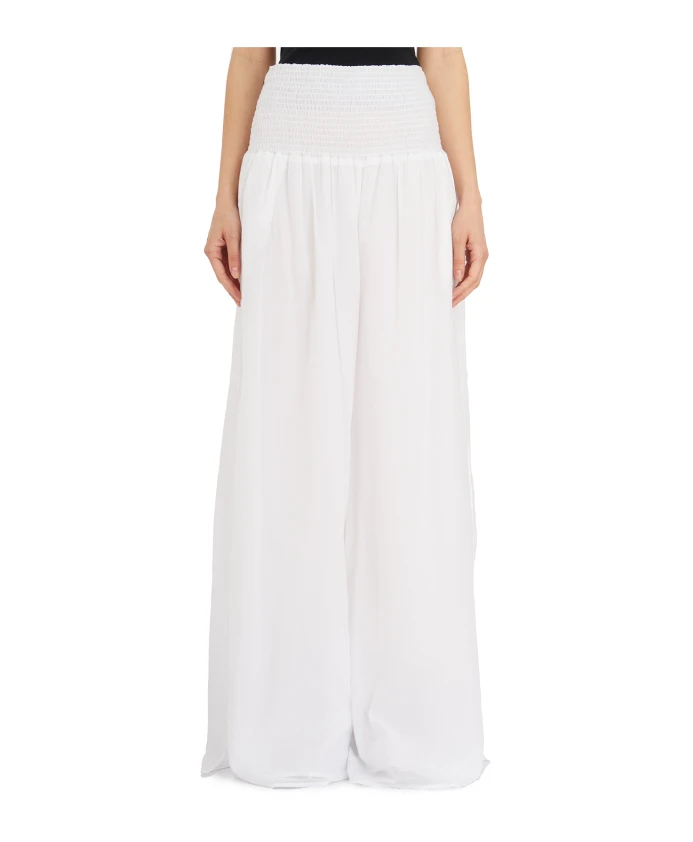 Хлопковые брюки с высокой талией Nã Denmark, белый
Хлопковые брюки с высокой талией Nã Denmark, белый