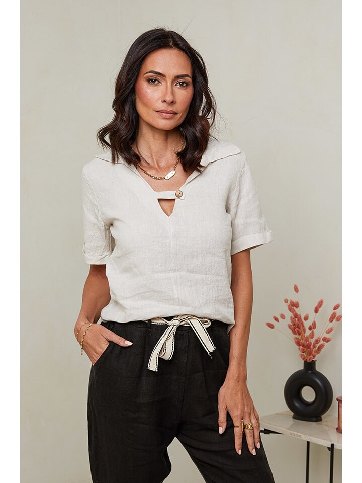 Блуза Le Monde du Lin, кремовый
Блуза Le Monde du Lin, кремовый