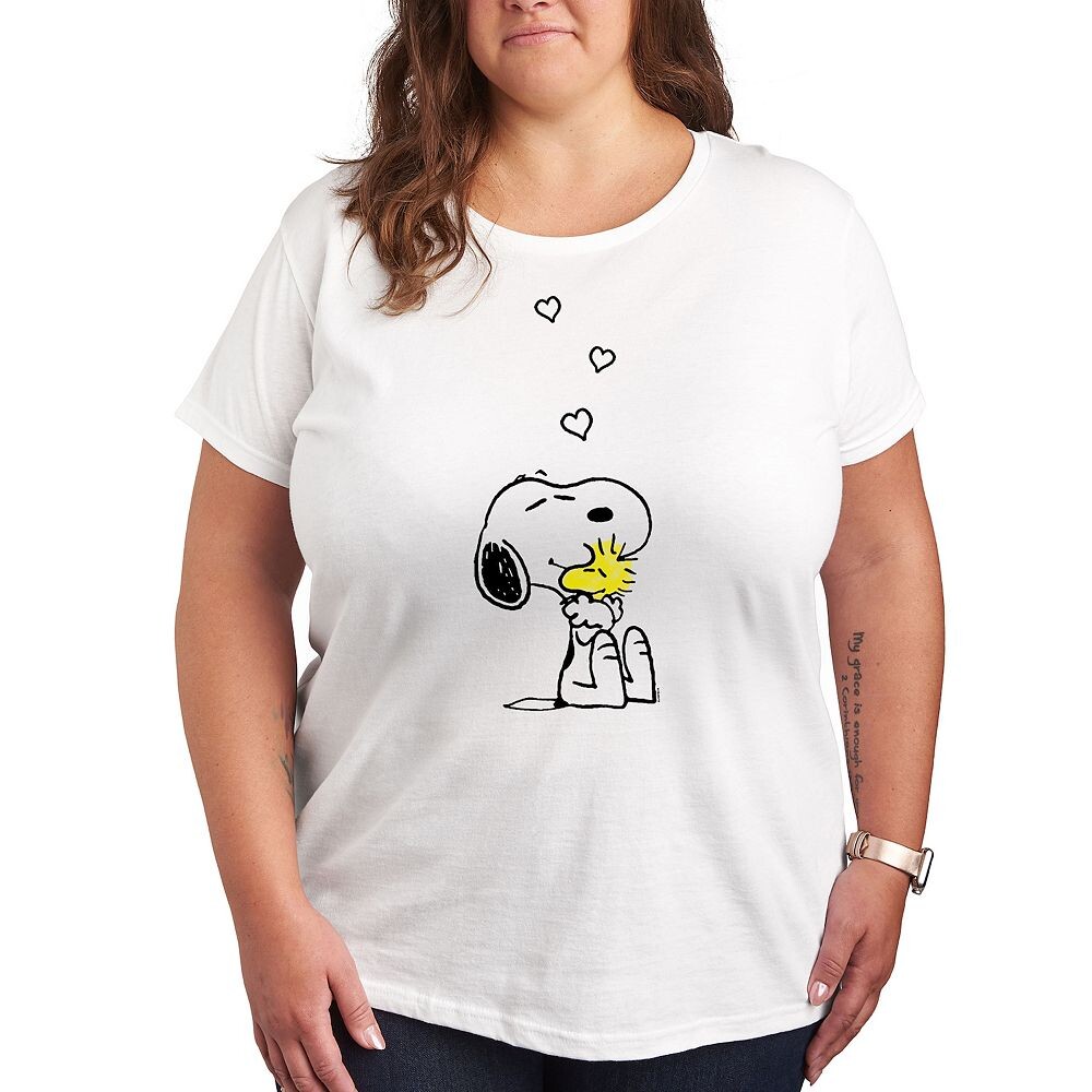 Футболка Plus Peanuts Snoopy & Woodstock Hugs с рисунком Licensed Character, белый
Футболка Plus Peanuts Snoopy & Woodstock Hugs с рисунком Licensed Character, белый