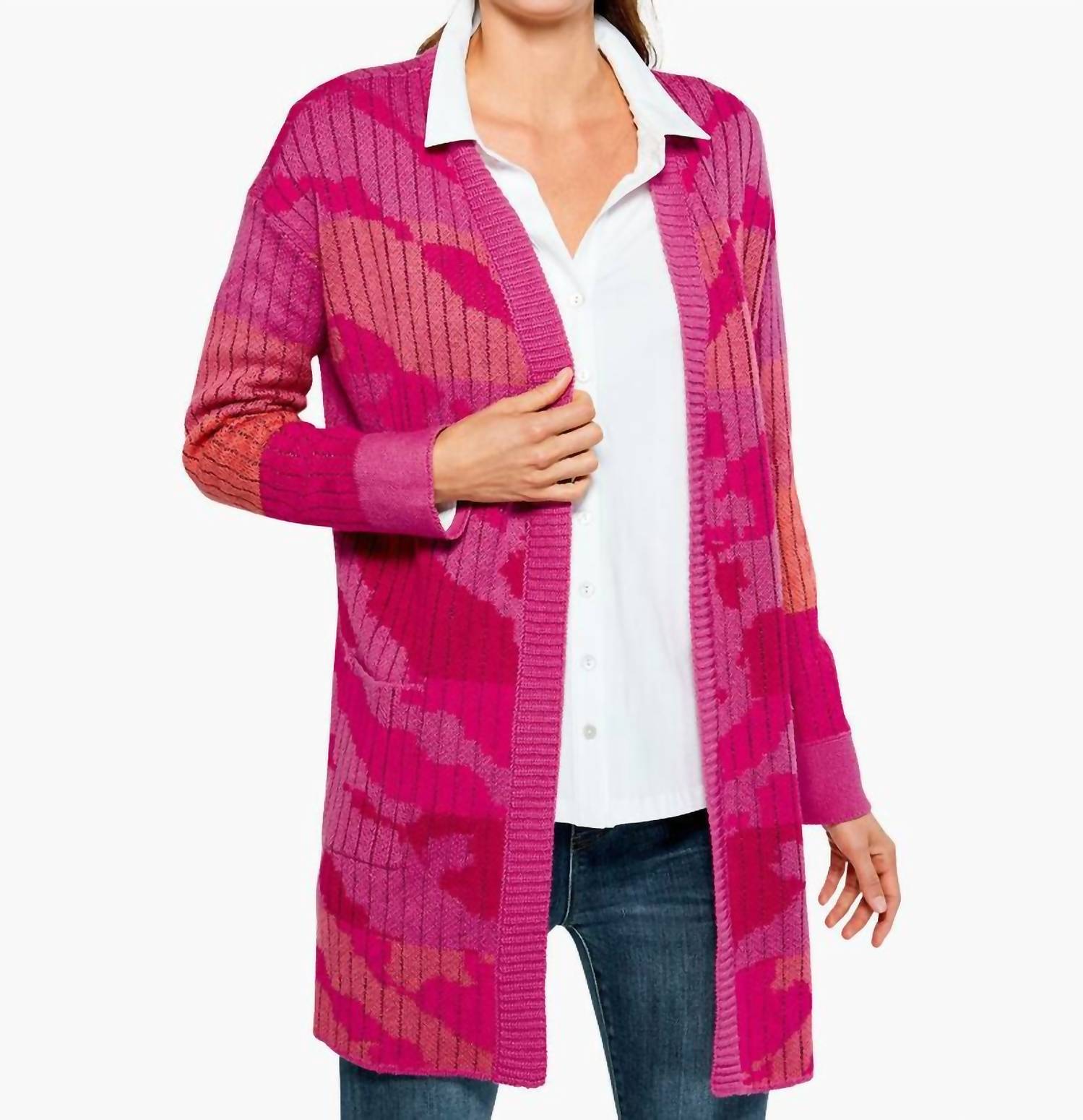 Nic + Zoe Кардиган Samantha Sun Chaser в розовом цвете
Nic + Zoe Кардиган Samantha Sun Chaser в розовом цвете