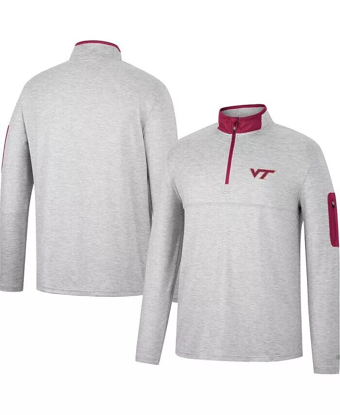 Мужская серо-бордовая толстовка Virginia Tech Hokies Country Club Windshirt с застежкой-молнией на четверть длины Colosseum
Мужская серо-бордовая толстовка Virginia Tech Hokies Country Club Windshirt с застежкой-молнией на четверть длины Colosseum