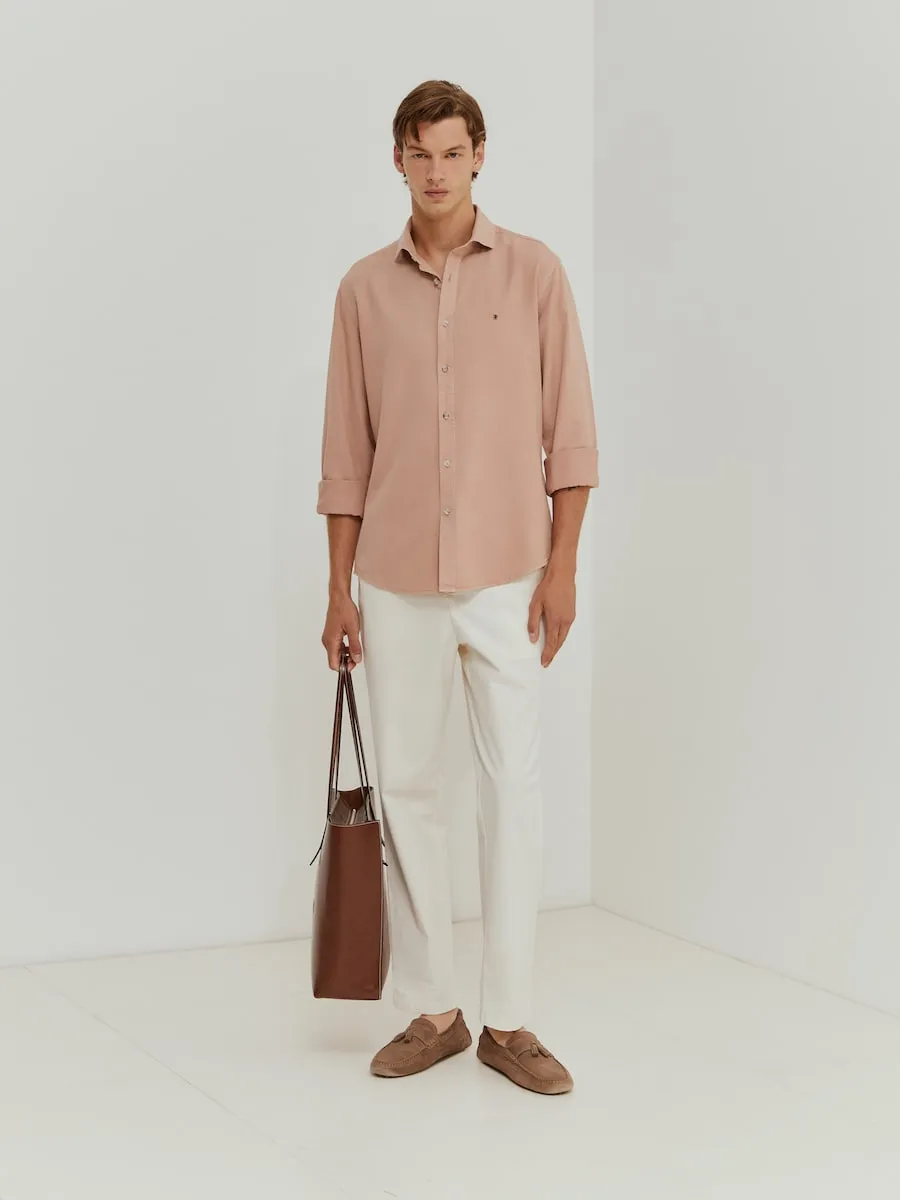 Рубашка из лиоцелла и льна, мужского кроя slim fit Lion of Porches, светло-розовый
Рубашка из лиоцелла и льна, мужского кроя slim fit Lion of Porches, светло-розовый