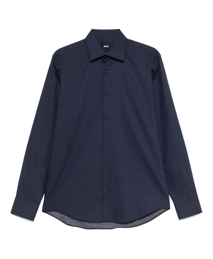 Эластичная рубашка из смеси хлопка и эластана. Hugo, синий
Эластичная рубашка из смеси хлопка и эластана. Hugo, синий