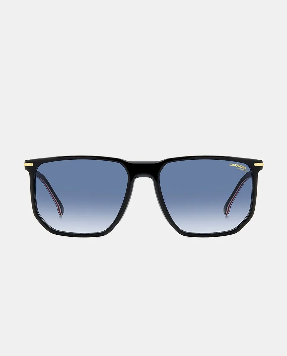 Прямоугольные солнцезащитные очки из ацетата Carrera, черный
Прямоугольные солнцезащитные очки из ацетата Carrera, черный
