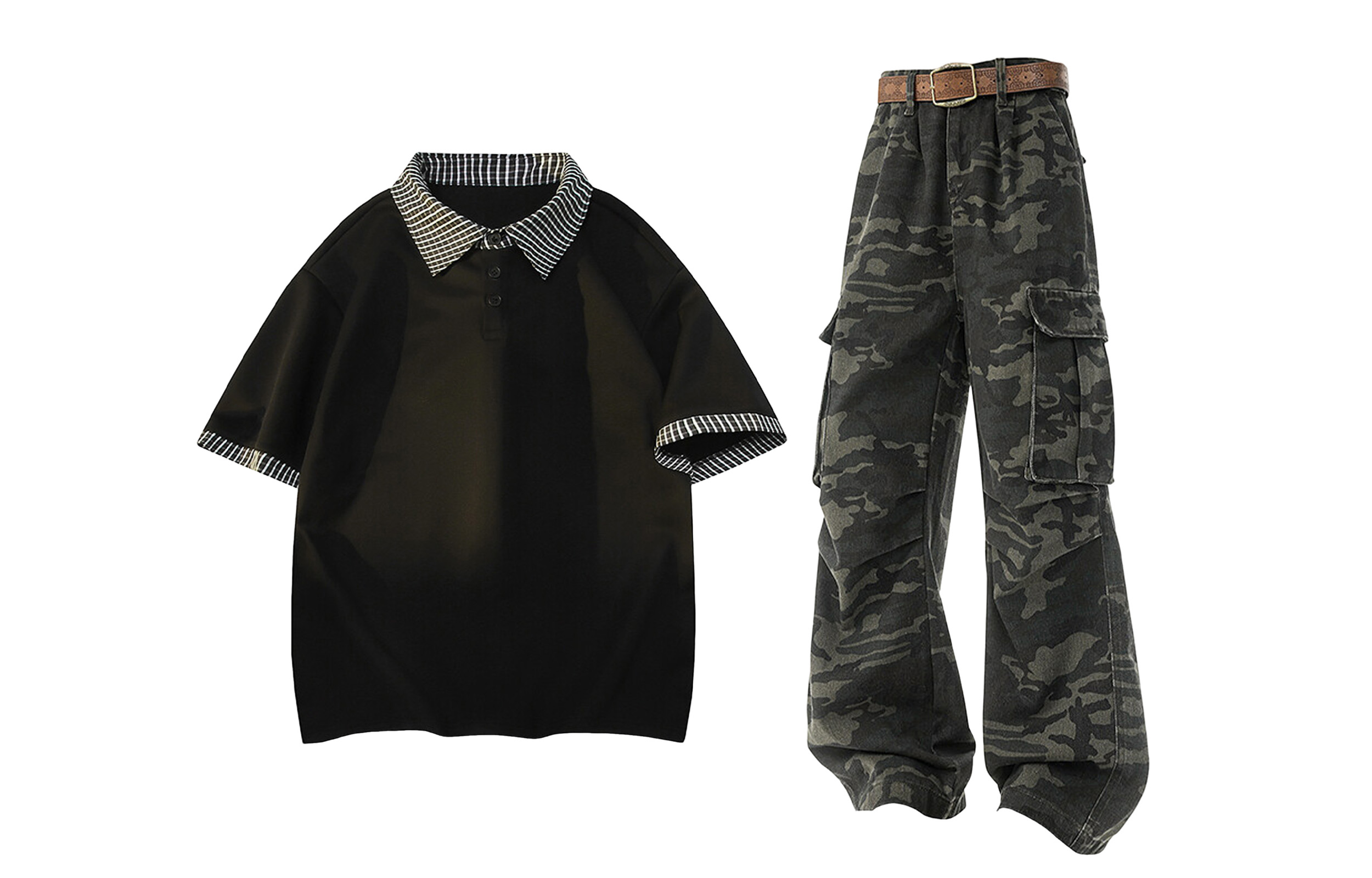 Повседневный спортивный свитер Unisex с круглой горловиной Moderate X1617, черный mock two-piece short-sleeved+camouflage workwear jeans
Повседневный спортивный свитер Unisex с круглой горловиной Moderate X1617, черный mock two-piece short-sleeved+camouflage workwear jeans