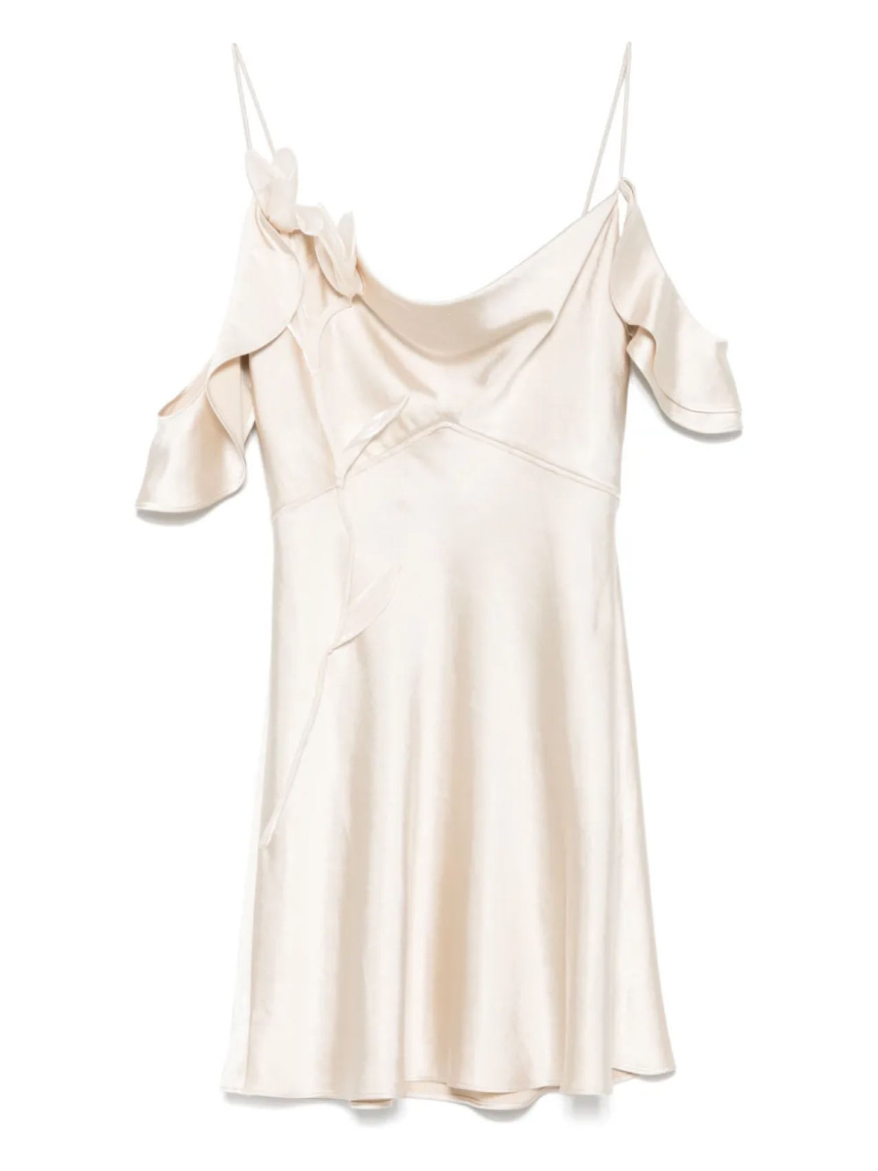 Атласное платье мини Self-Portrait, нейтральный
Атласное платье мини Self-Portrait, нейтральный