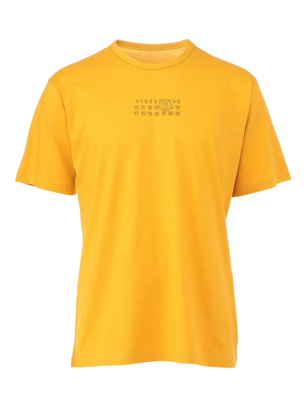 Футболка с напечатанным логотипом и номером MM6 Maison Margiela, желтый
Футболка с напечатанным логотипом и номером MM6 Maison Margiela, желтый