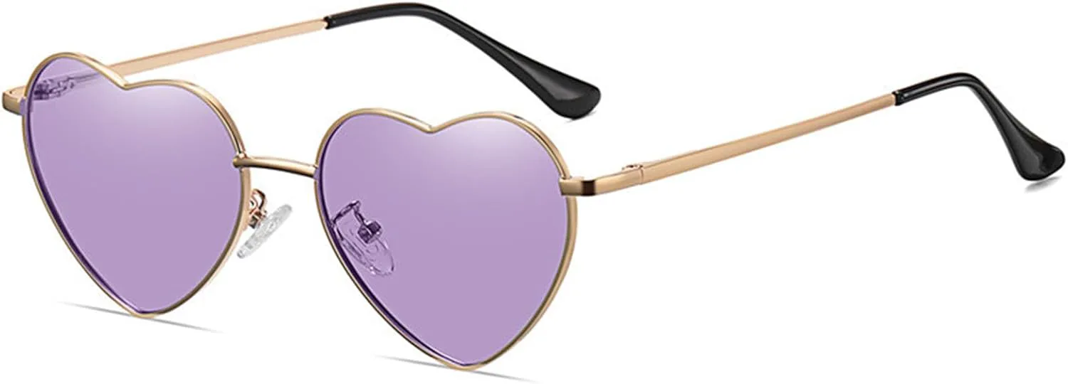 Поляризованные солнцезащитные очки в форме сердца для женщин, модный стиль, металлическая оправа, солнцезащитные очки в форме сердца для дам Kyiduo, C5 Gold-purple
Поляризованные солнцезащитные очки в форме сердца для женщин, модный стиль, металлическая оправа, солнцезащитные очки в форме сердца для дам Kyiduo, C5 Gold-purple