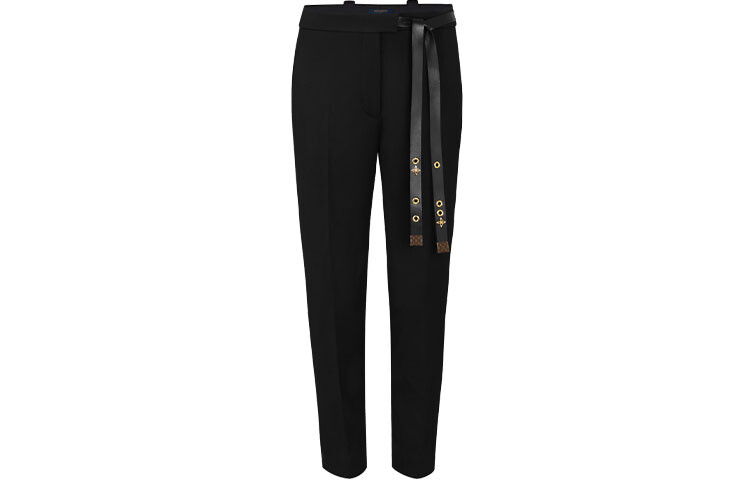 Брюки женские Louis Vuitton с ремешками, черный
Брюки женские Louis Vuitton с ремешками, черный