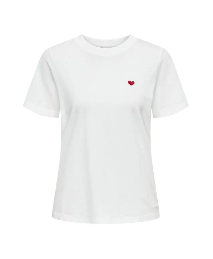Футболка с короткими рукавами и декором в виде сердечек Jacqueline De Yong, белый
Футболка с короткими рукавами и декором в виде сердечек Jacqueline De Yong, белый
