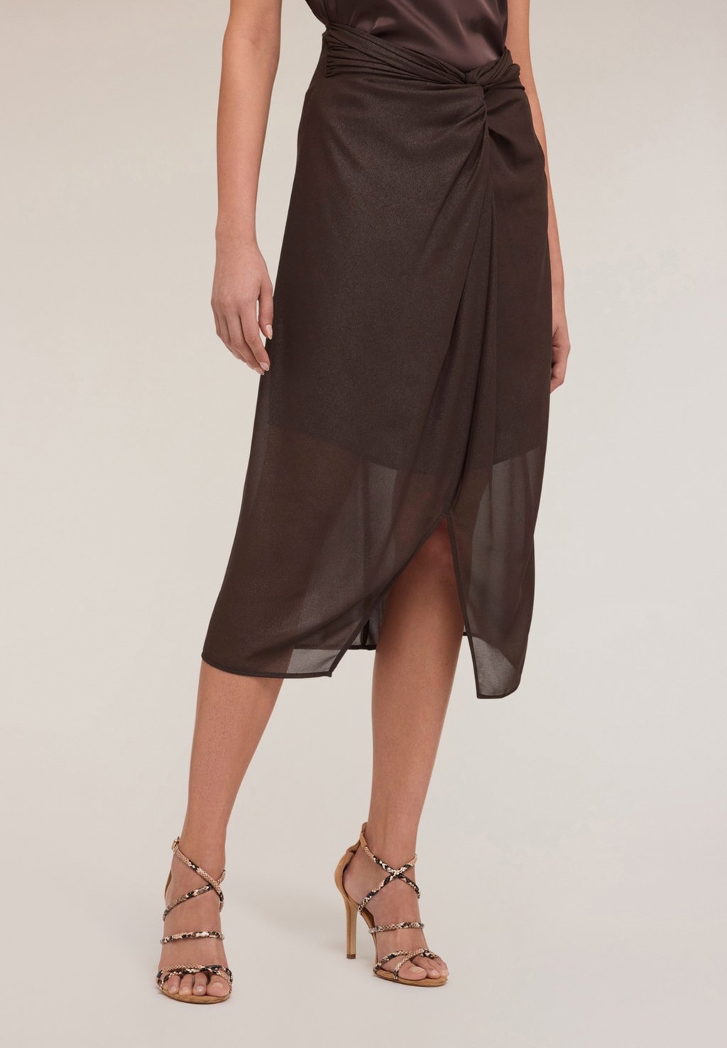 Юбка-колокол PAREO Motivi, коричневый
Юбка-колокол PAREO Motivi, коричневый