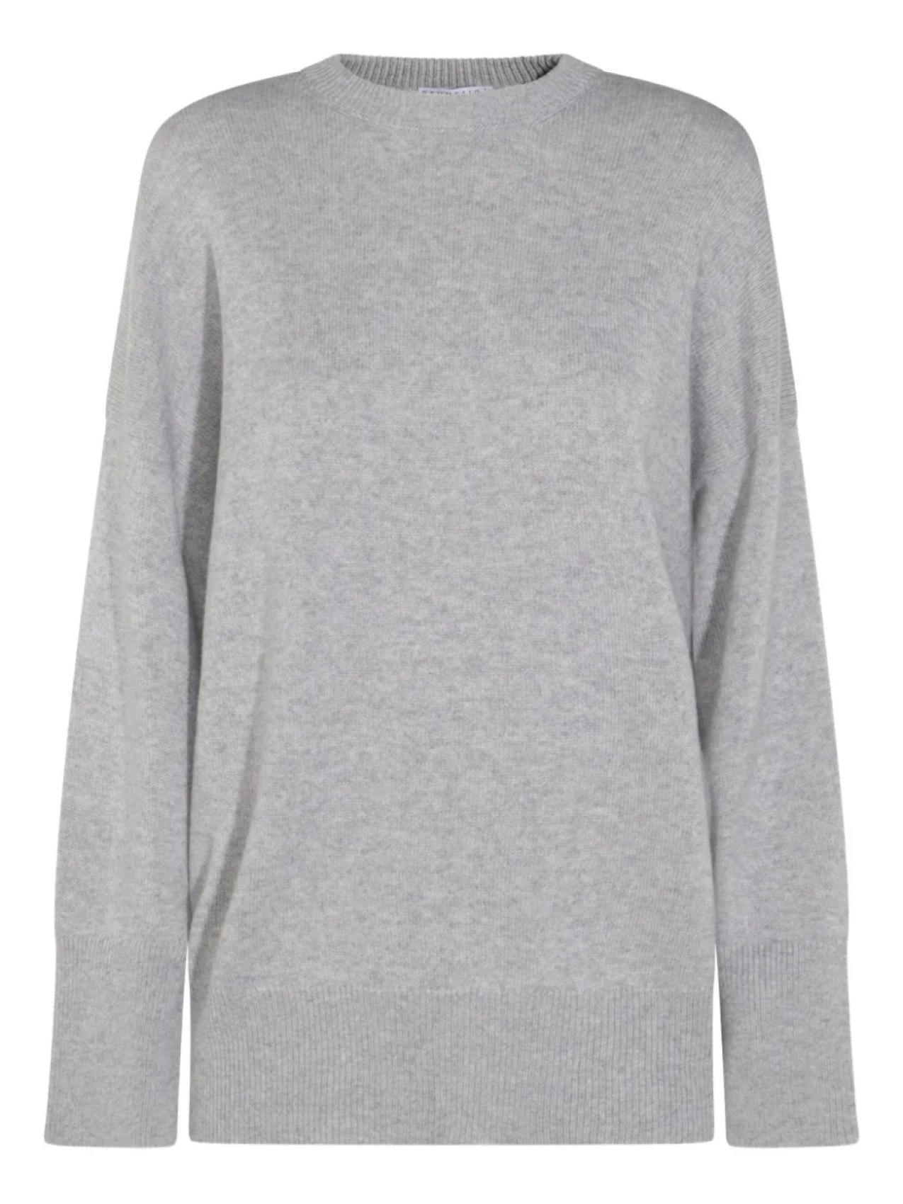 Ребристый свитер с круглым вырезом Brunello Cucinelli, серый
Ребристый свитер с круглым вырезом Brunello Cucinelli, серый