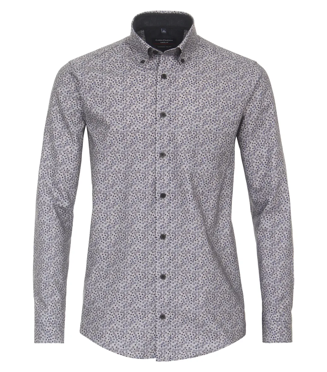Рубашка CASAMODA с длинными рукавами "CASAMODA повседневная рубашка с принтом", серый
Рубашка CASAMODA с длинными рукавами "CASAMODA повседневная рубашка с принтом", серый