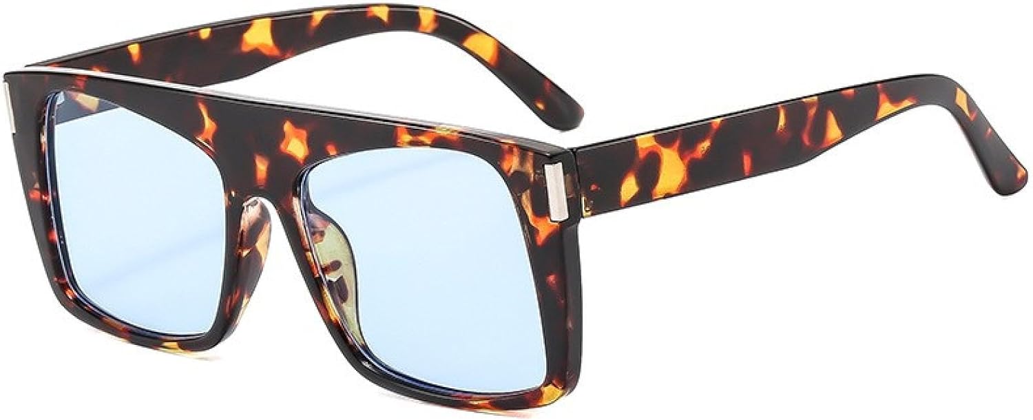 Ретро-солнцезащитные очки для женщин с леопардовым принтом и защитой от УФ-излучения UV400, модные очки для мужчин с заклепками, трендовые в стиле панк TVTBBVV, Leopard Blue
Ретро-солнцезащитные очки для женщин с леопардовым принтом и защитой от УФ-излучения UV400, модные очки для мужчин с заклепками, трендовые в стиле панк TVTBBVV, Leopard Blue