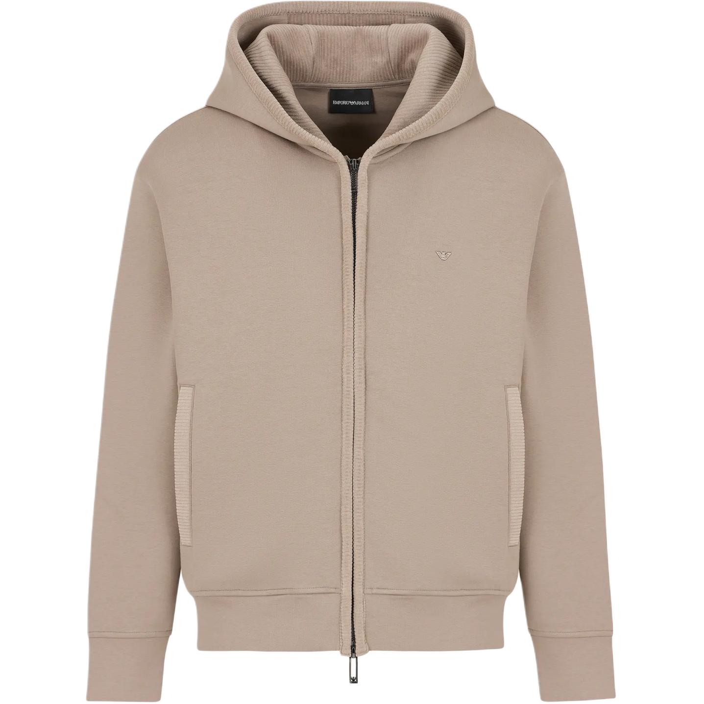 Худи с логотипом на молнии EMPORIO ARMANI, хаки
Худи с логотипом на молнии EMPORIO ARMANI, хаки