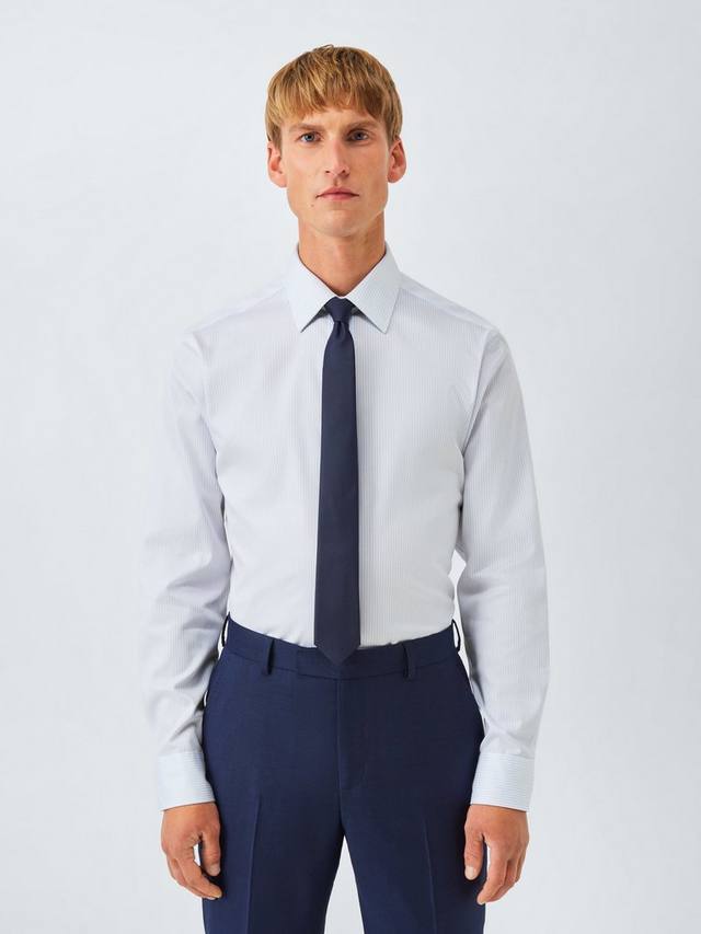Рубашка Slim Fit с тонкой полоской John Lewis, White/Blue
Рубашка Slim Fit с тонкой полоской John Lewis, White/Blue