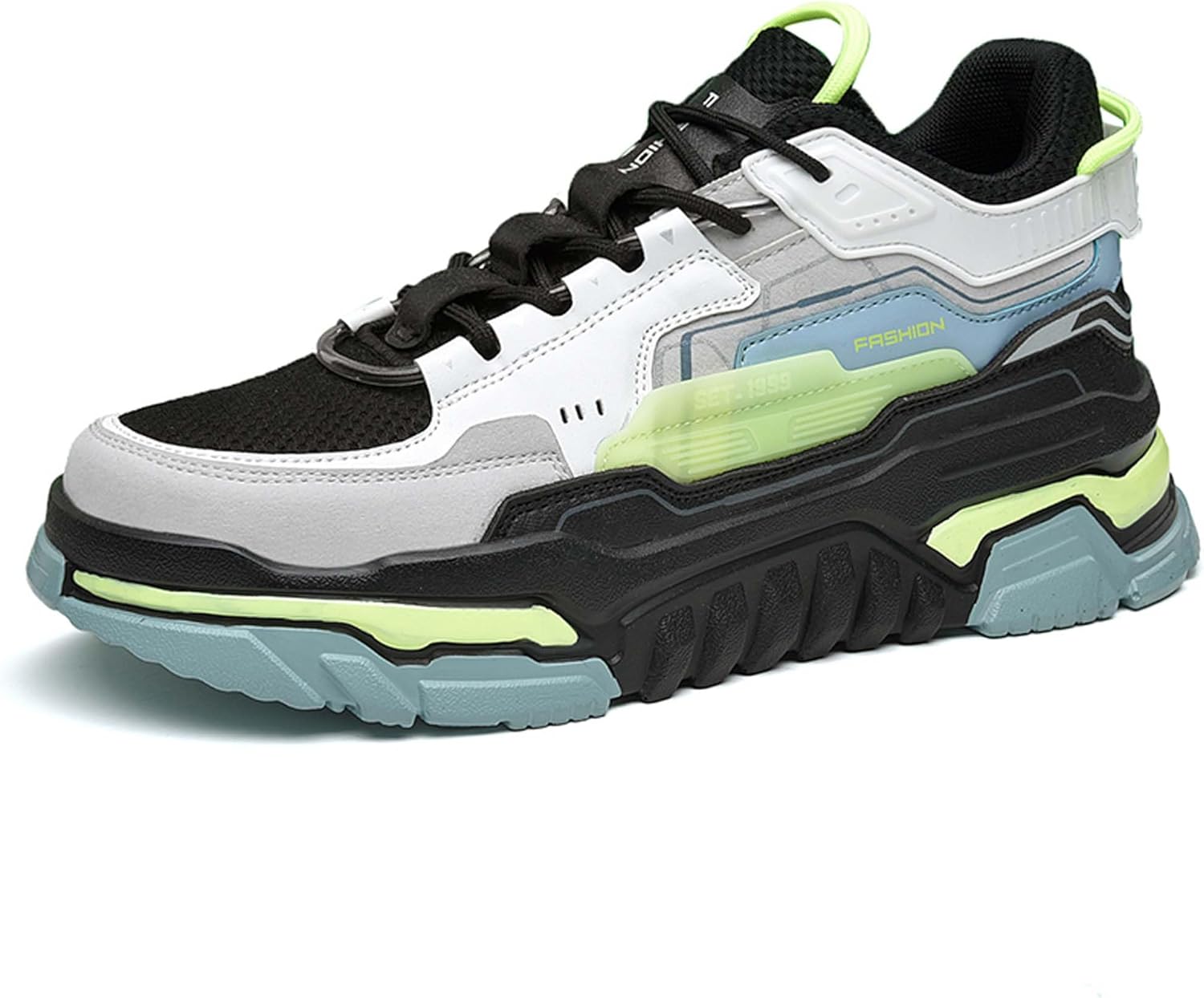 Мужские модные спортивные кроссовки для бега, стиль с шнуровкой, толстая подошва, модные повседневные обувь для ходьбы, спортивная обувь для улицы и повседневного ношения Dzbajrqm, зеленый
Мужские модные спортивные кроссовки для бега, стиль с шнуровкой, толстая подошва, модные повседневные обувь для ходьбы, спортивная обувь для улицы и повседневного ношения Dzbajrqm, зеленый