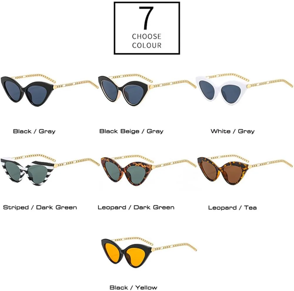 Солнцезащитные очки UV400 с металлической цепочкой в форме «кошачьего глаза», подходящие для женщин и мужчин, для бега и активного отдыха UYPTK, Black Gray
Солнцезащитные очки UV400 с металлической цепочкой в форме «кошачьего глаза», подходящие для женщин и мужчин, для бега и активного отдыха UYPTK, Black Gray