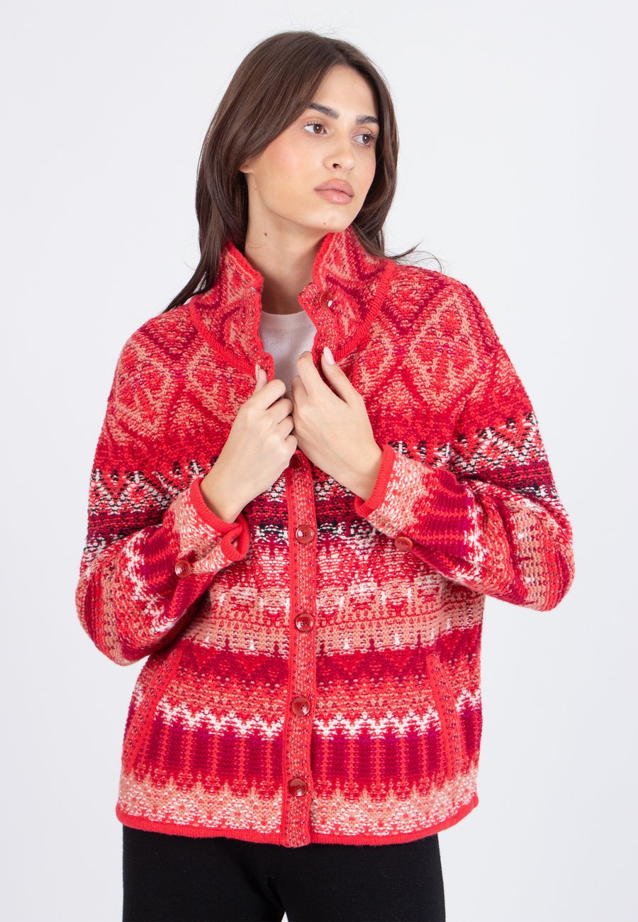 Кардиган Ivko JACQUARD ROLLNECK RE-DANDY PATTERN, Coral
Кардиган Ivko JACQUARD ROLLNECK RE-DANDY PATTERN, Coral