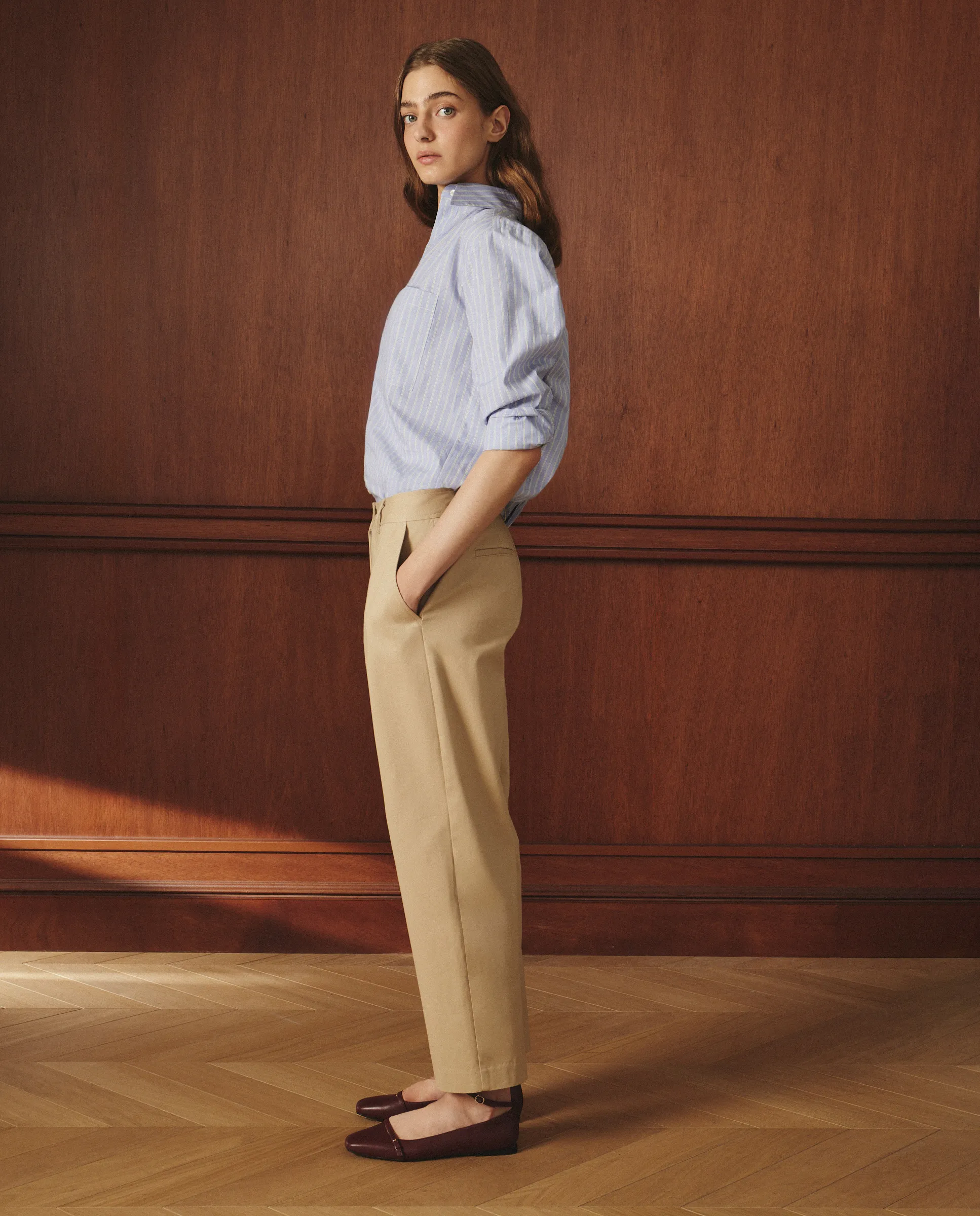 Женская рубашка с длинными рукавами в полоску с карманом Lloyd'S, синий
Женская рубашка с длинными рукавами в полоску с карманом Lloyd'S, синий