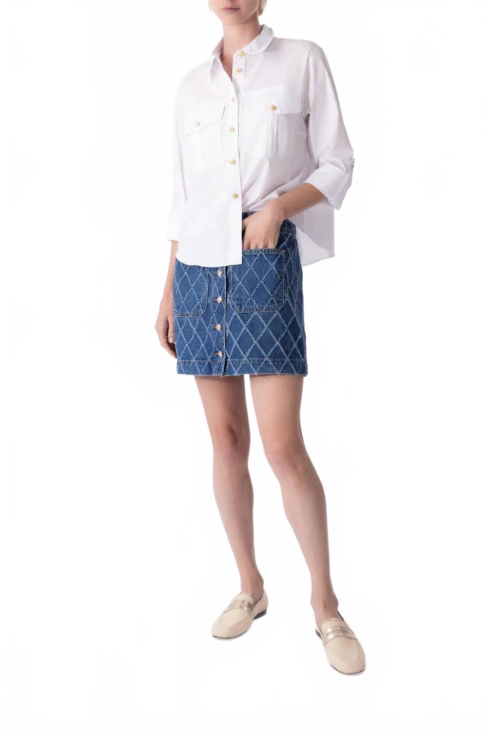 Рубашка Катриона белого цвета Veronica Beard, белый
Рубашка Катриона белого цвета Veronica Beard, белый