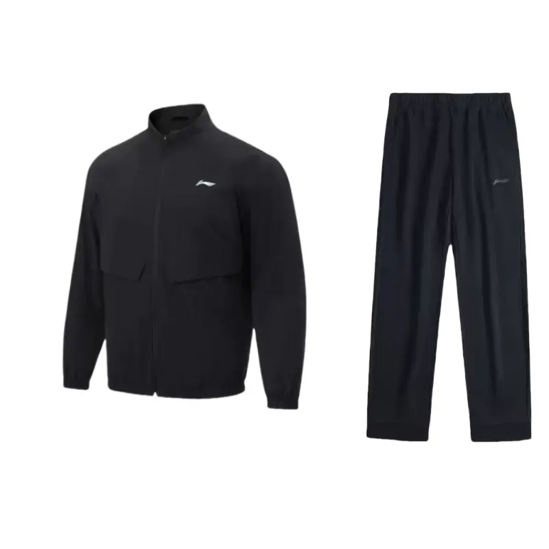 Мужская повседневная спортивная одежда LiNing Fitness Series, черная
Мужская повседневная спортивная одежда LiNing Fitness Series, черная