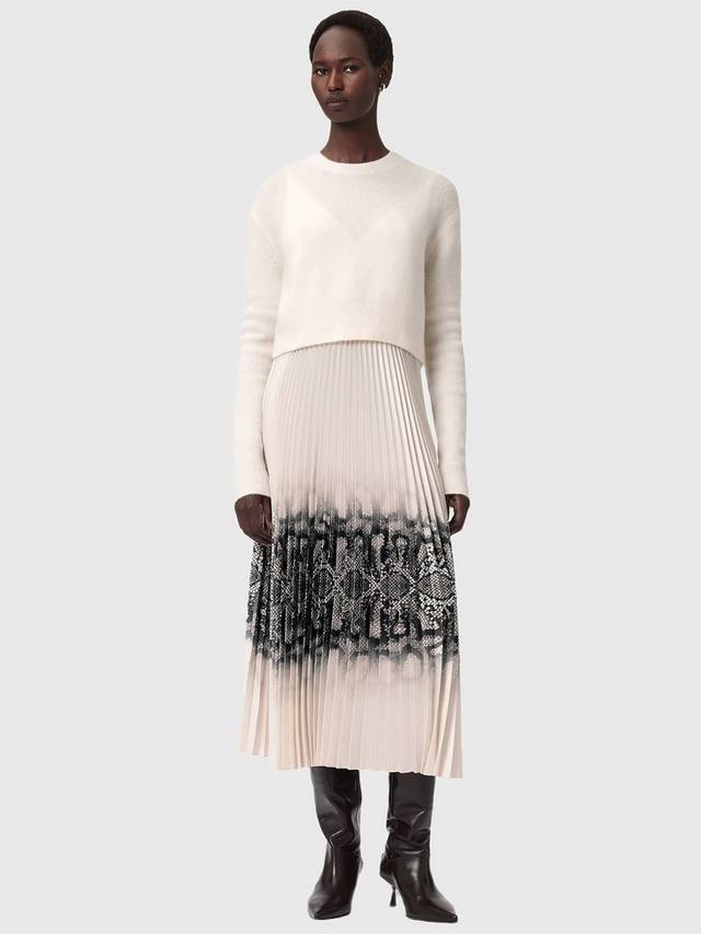 Curtis Ophis платье-миди с длинным рукавом и круглым вырезом 2-в-1 AllSaints
Curtis Ophis платье-миди с длинным рукавом и круглым вырезом 2-в-1 AllSaints