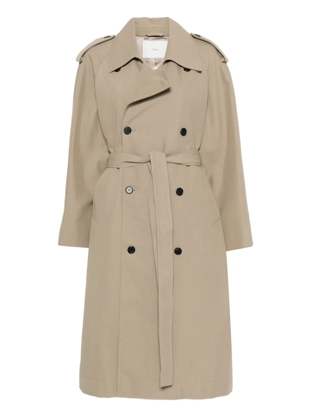 Двубортный тренчкот DUNST, нейтральный
Двубортный тренчкот DUNST, нейтральный
