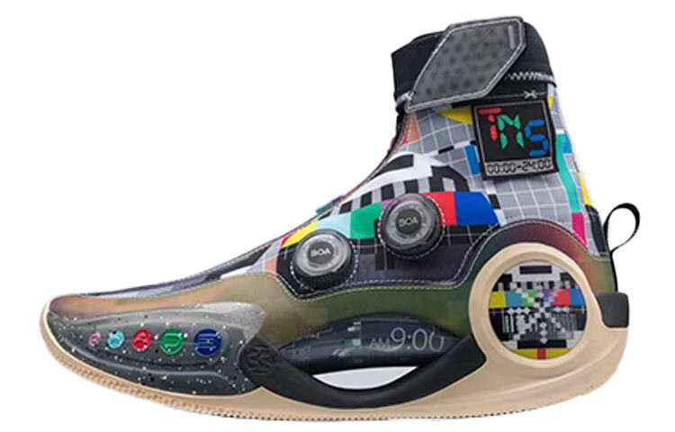 Баскетбольные кроссовки WOW 9 мужские высокие черные/цветные Lining
Баскетбольные кроссовки WOW 9 мужские высокие черные/цветные Lining