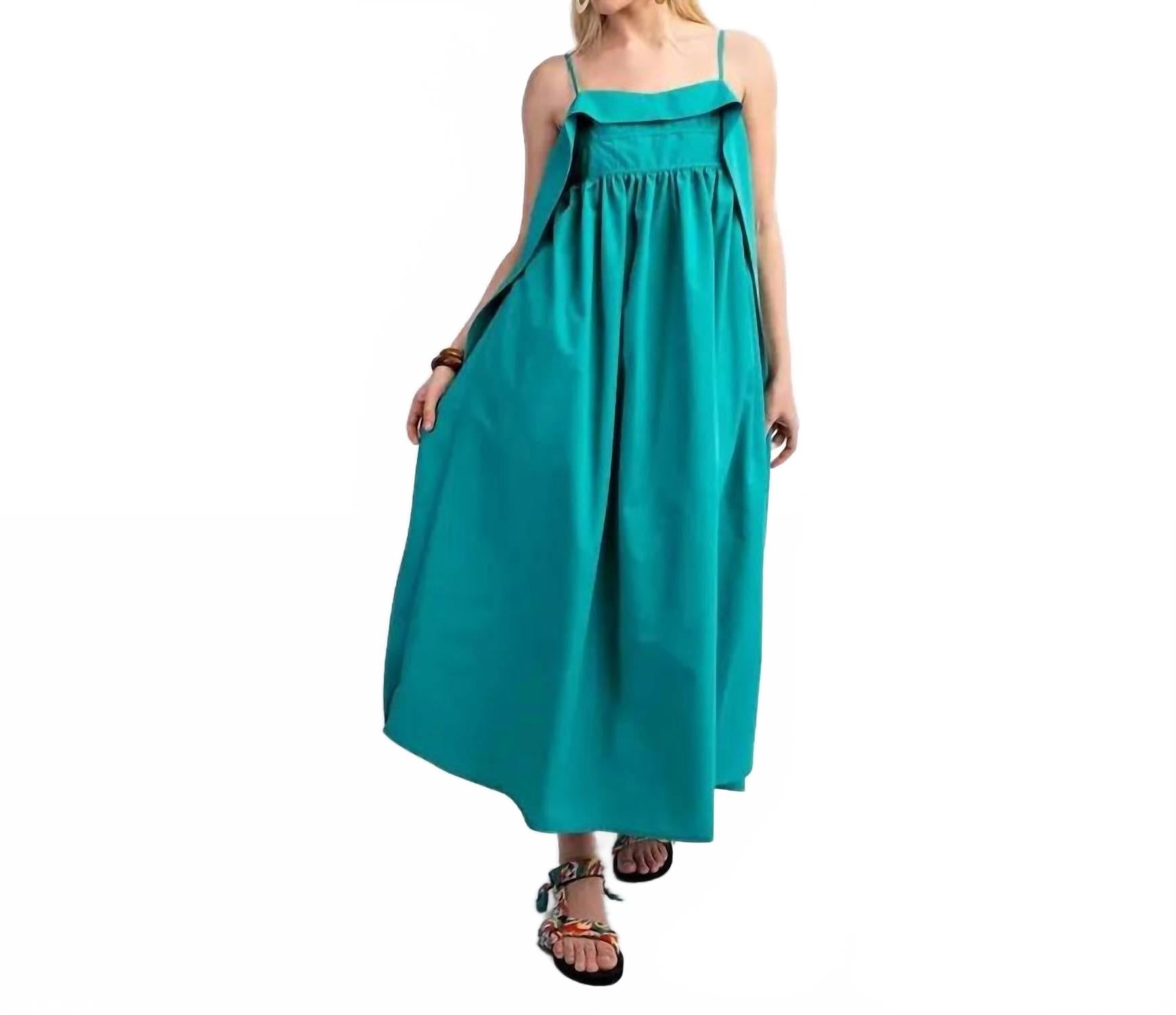 Открытое платье миди в цвете аква Style USA, Aqua
Открытое платье миди в цвете аква Style USA, Aqua