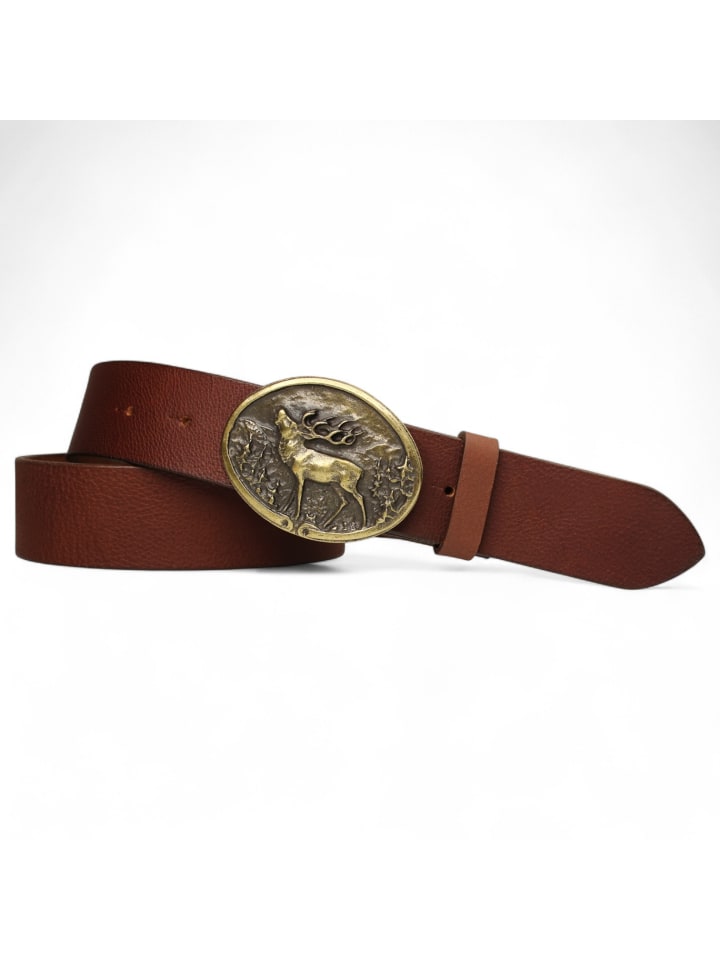 FRONHOFER Овальный традиционный пояс коньячного цвета
FRONHOFER Овальный традиционный пояс коньячного цвета