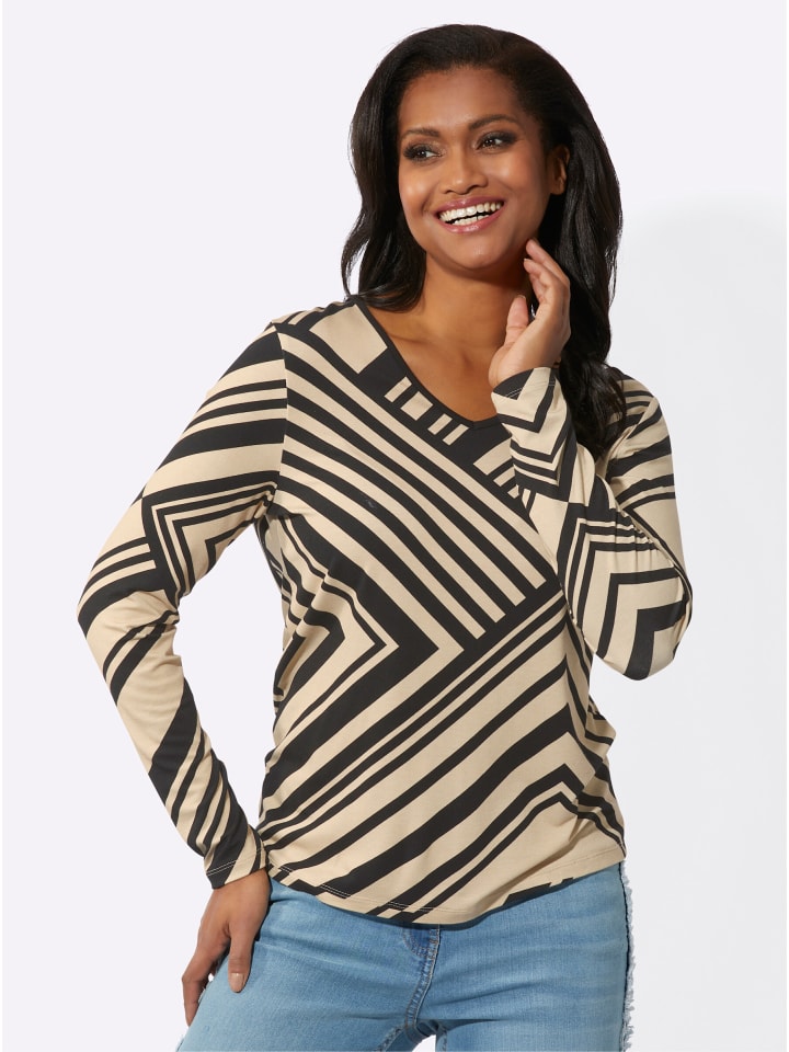 Рубашка с длинными рукавами с черно-песочным принтом WITT WEIDEN
Рубашка с длинными рукавами с черно-песочным принтом WITT WEIDEN