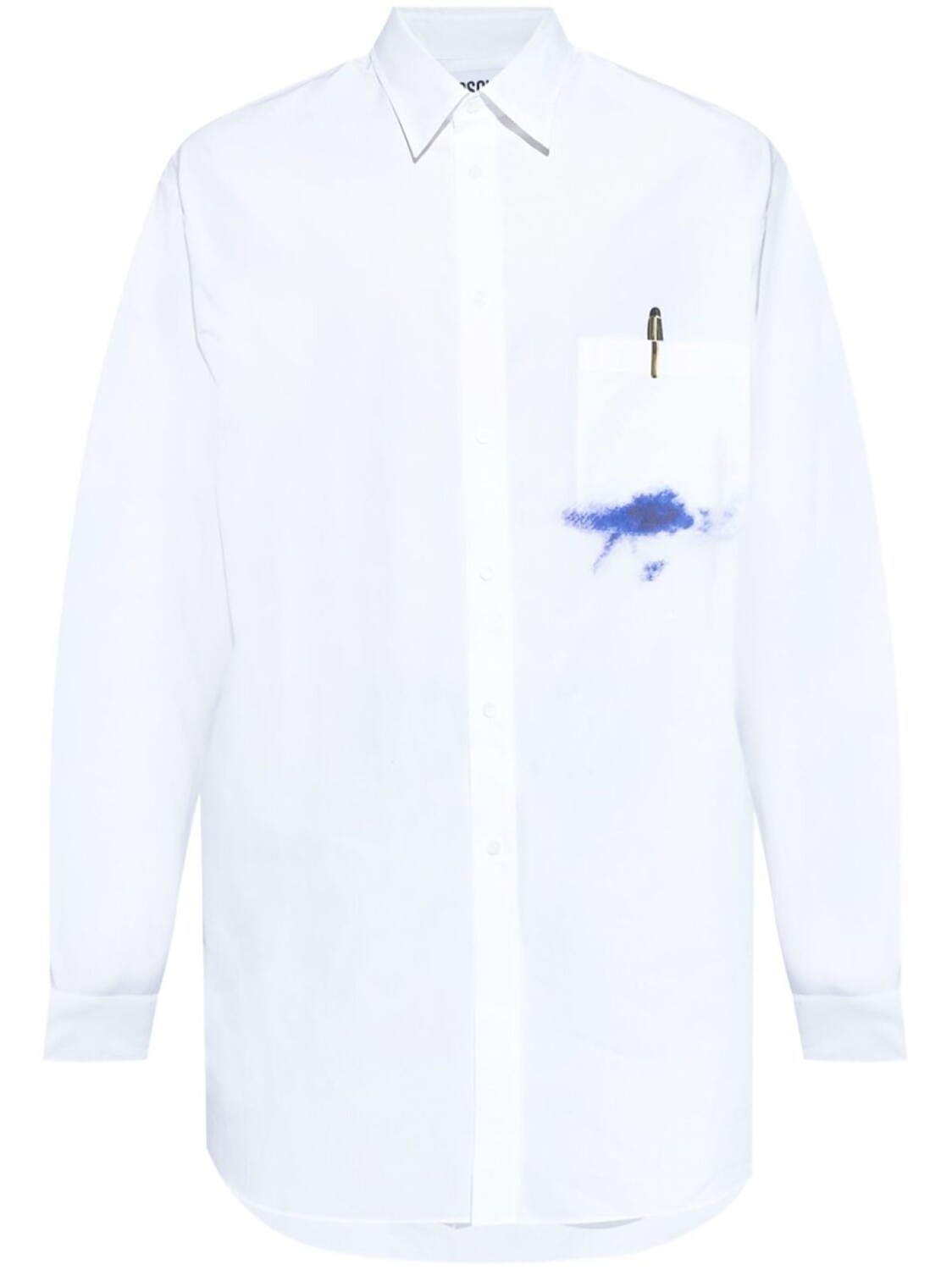 Рубашка Moschino с брызгами краски, белый
Рубашка Moschino с брызгами краски, белый