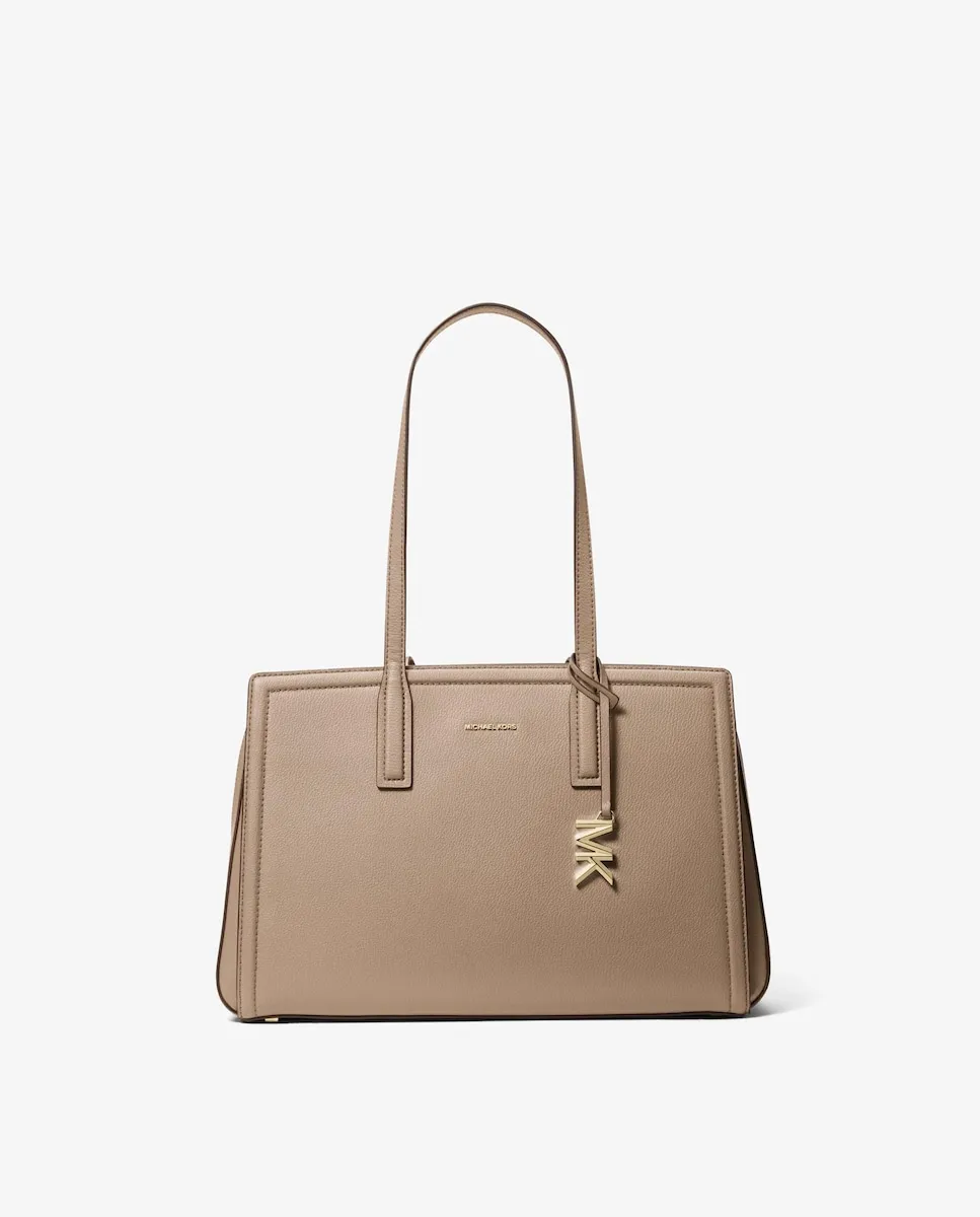 Сумка через плечо тоут Laila из кожи Michael Michael Kors, бежевый
Сумка через плечо тоут Laila из кожи Michael Michael Kors, бежевый