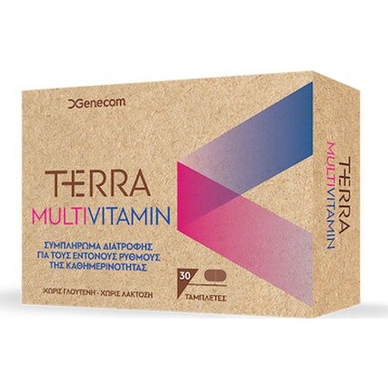 Мультивитаминная пищевая добавка для стимуляции - энергия 30 таблеток Terra
Мультивитаминная пищевая добавка для стимуляции - энергия 30 таблеток Terra