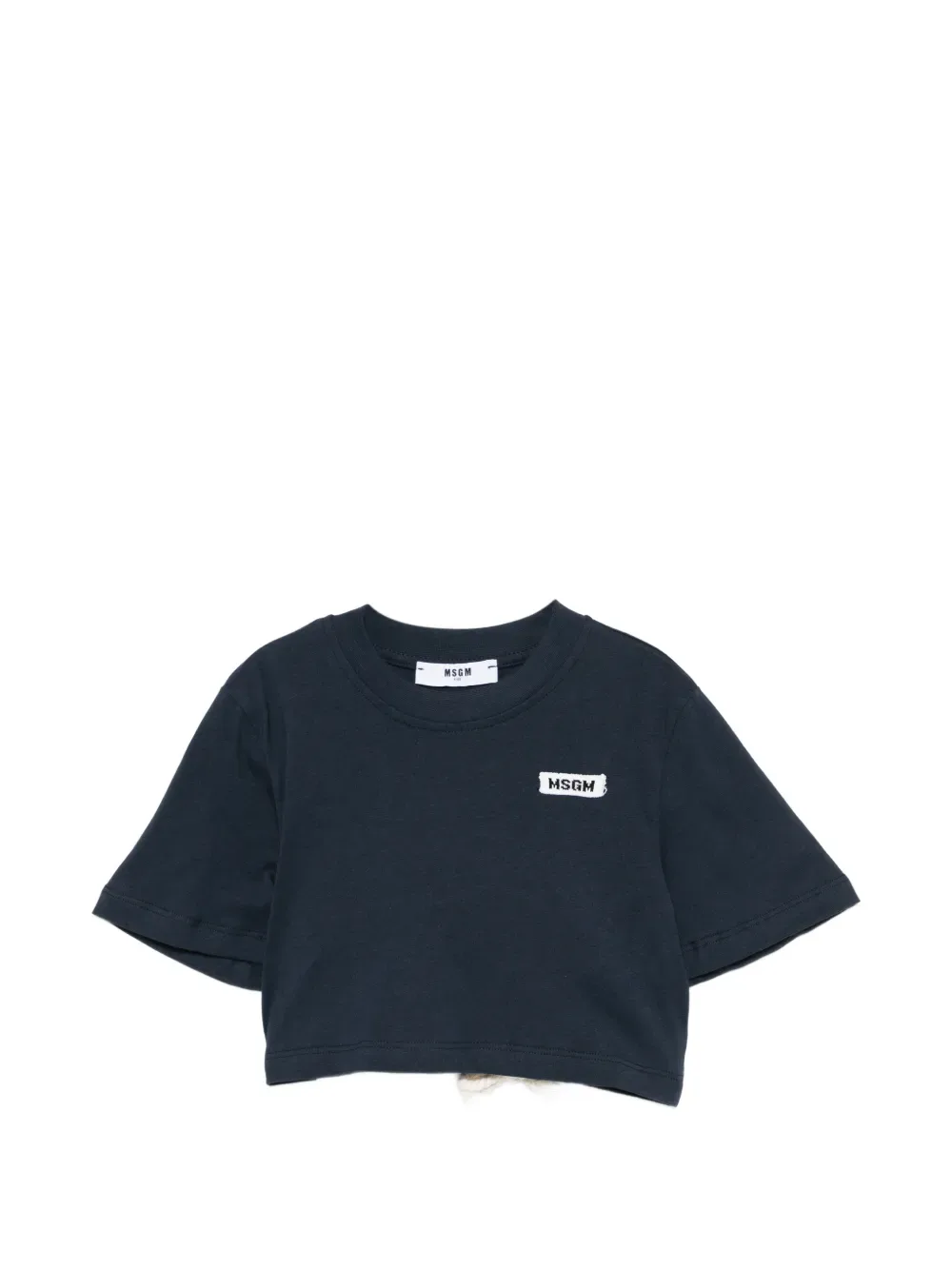 Укороченная футболка с логотипом Msgm Kids, синий
Укороченная футболка с логотипом Msgm Kids, синий