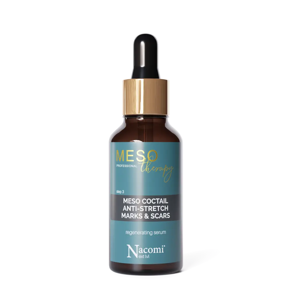 Концентрированный коктейль от шрамов и растяжек для тела Nacomi Meso Therapy, 30 мл
Концентрированный коктейль от шрамов и растяжек для тела Nacomi Meso Therapy, 30 мл