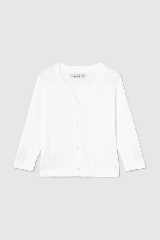 Детский кардиган Mayoral, белый 
Детский кардиган Mayoral, белый