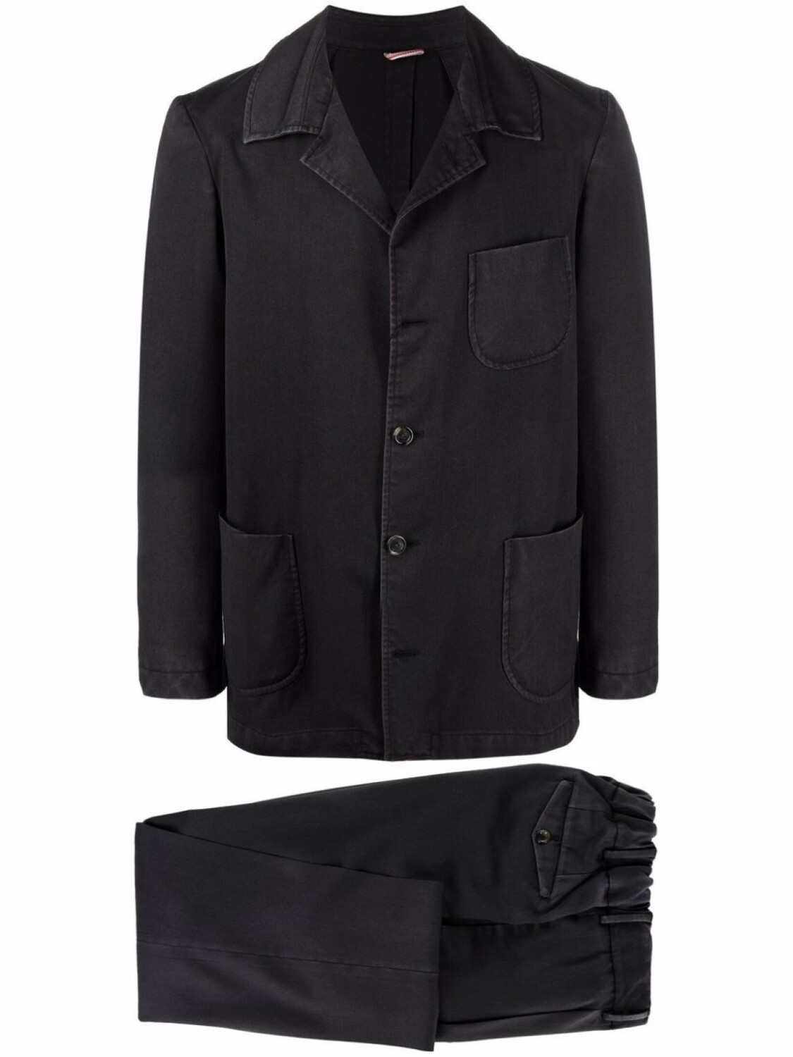 Dell'oglio шерстяной костюм с однобортным пиджаком, черный
Dell'oglio шерстяной костюм с однобортным пиджаком, черный