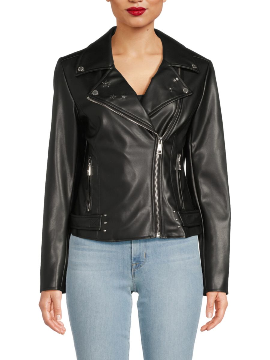 Мотокуртка из искусственной кожи Karl Lagerfeld Paris, черный
Мотокуртка из искусственной кожи Karl Lagerfeld Paris, черный