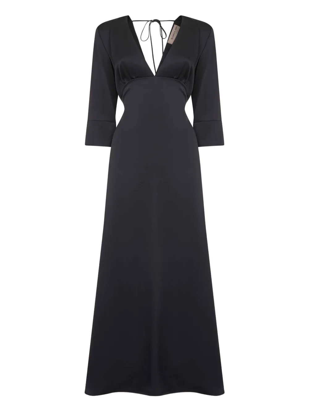 Расклешенное платье макси с завязками Blanca Vita, синий
Расклешенное платье макси с завязками Blanca Vita, синий