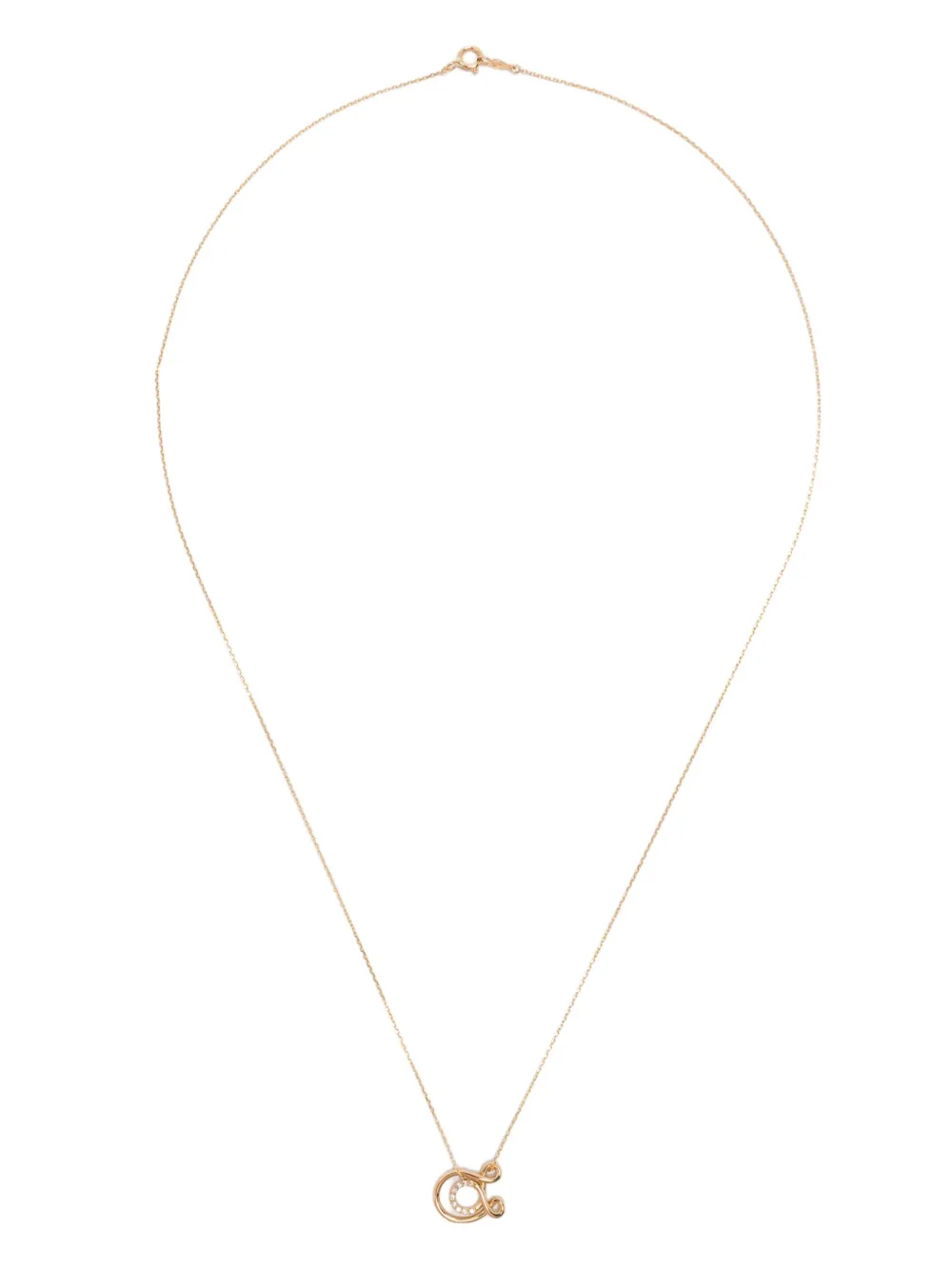 Бриллиантовое колье с буквой «А» из 18-каратного желтого золота Charlotte Chesnais, золотой
Бриллиантовое колье с буквой «А» из 18-каратного желтого золота Charlotte Chesnais, золотой