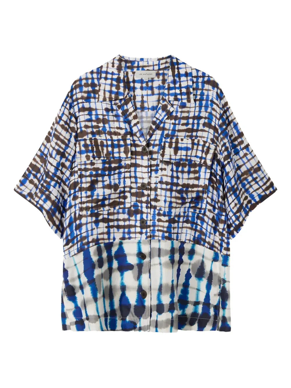 Рубашка с узором тай-дай Lee Mathews, синий
Рубашка с узором тай-дай Lee Mathews, синий