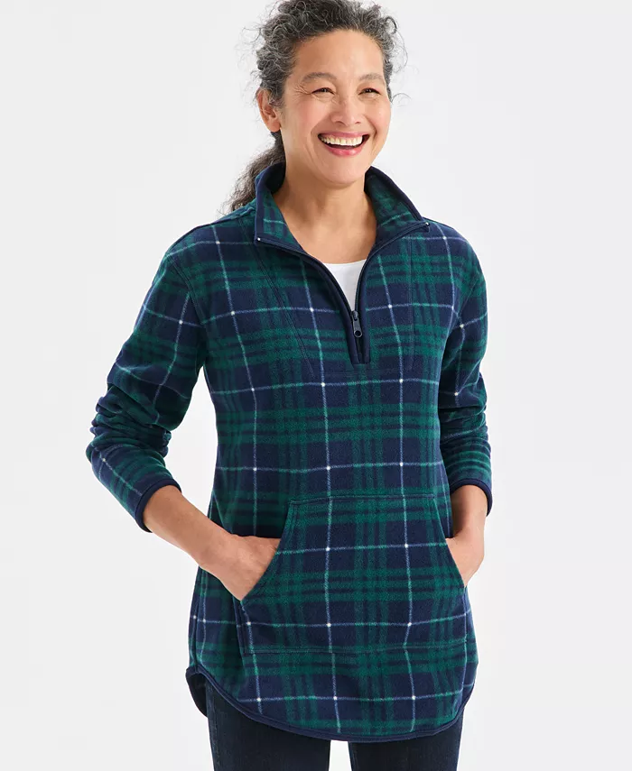 Женская флисовая кофта с принтом и молнией на четверть Style & Co, синий
Женская флисовая кофта с принтом и молнией на четверть Style & Co, синий