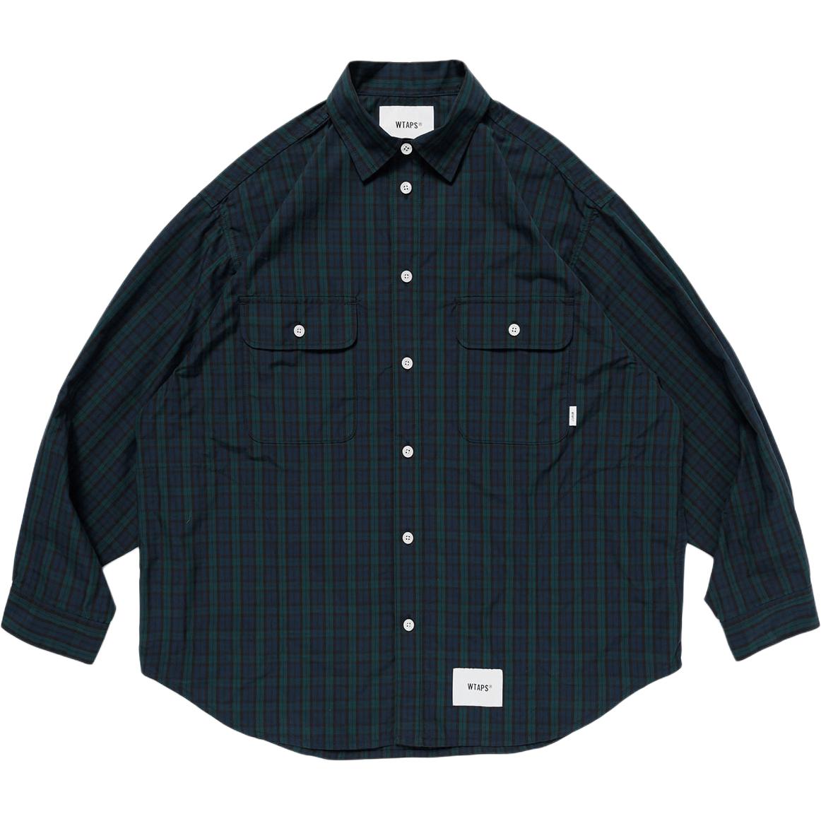 Рубашка в клетку с карманом WTAPS, зеленый
Рубашка в клетку с карманом WTAPS, зеленый