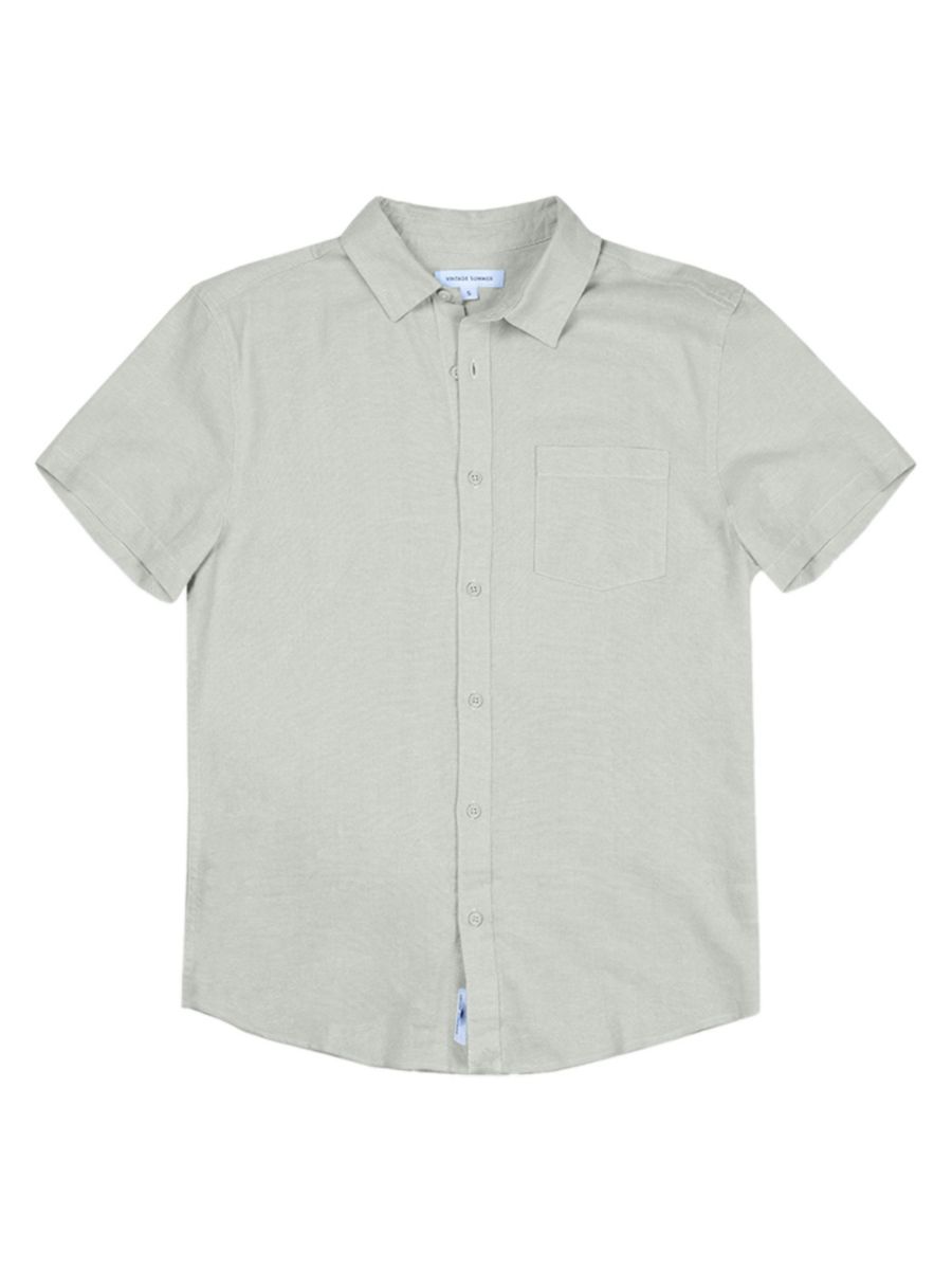 Винтажная льняная рубашка с коротким рукавом Vintage Summer, цвет Sage
Винтажная льняная рубашка с коротким рукавом Vintage Summer, цвет Sage