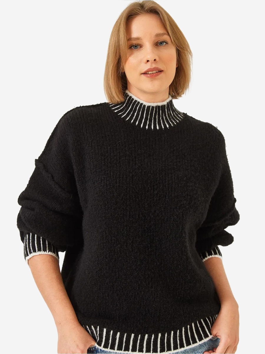 Свитер Bianco Lucci, черный/белый
Свитер Bianco Lucci, черный/белый