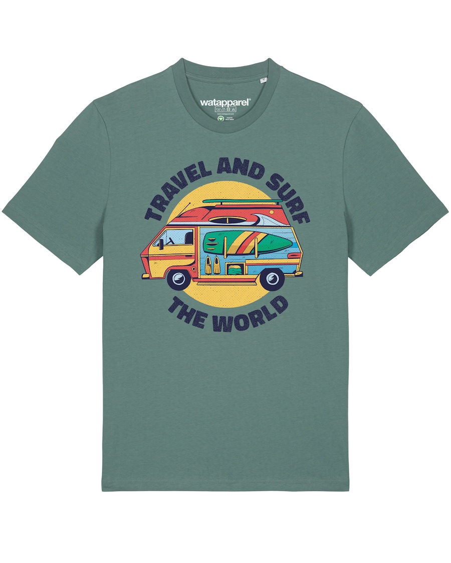 Рубашка Watapparel Travel and surf, зеленый
Рубашка Watapparel Travel and surf, зеленый