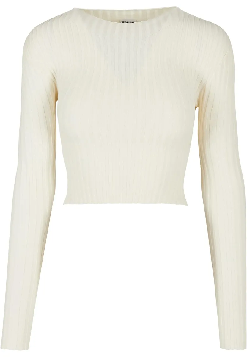 Свитер с круглым вырезом URBAN CLASSICS " Urban Classics Ladies Короткий вязаный свитер в рубчик с перекрученной спинкой", белый
Свитер с круглым вырезом URBAN CLASSICS " Urban Classics Ladies Короткий вязаный свитер в рубчик с перекрученной спинкой", белый