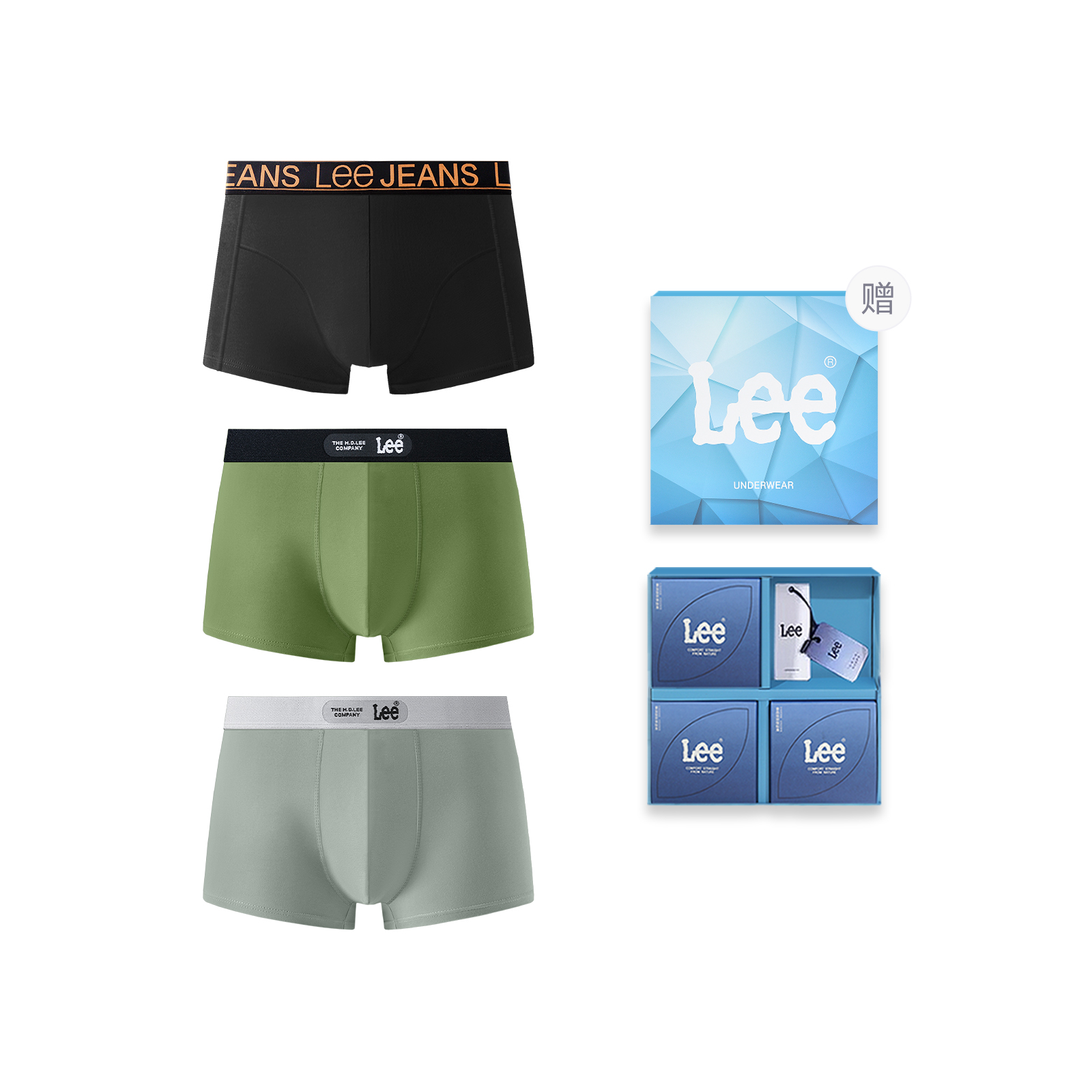 Lee Классический 101 подарочный набор нижнего белья для мужчин, 3 штуки
Lee Классический 101 подарочный набор нижнего белья для мужчин, 3 штуки